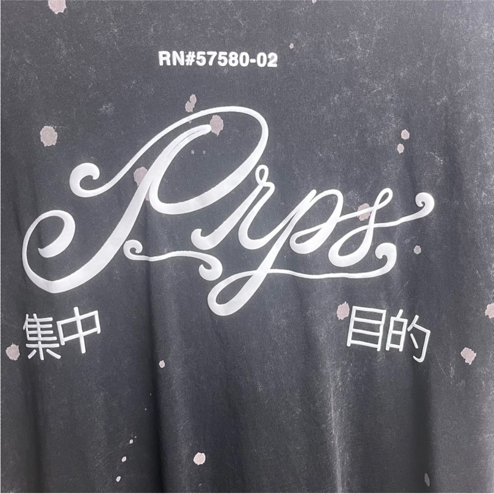 PRPS Men's Cry Logo T-shirt In Black - Picture 5 of 16
